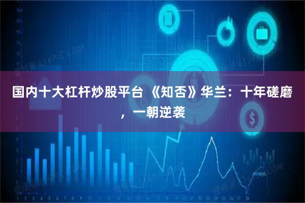 国内十大杠杆炒股平台 《知否》华兰：十年磋磨，一朝逆袭